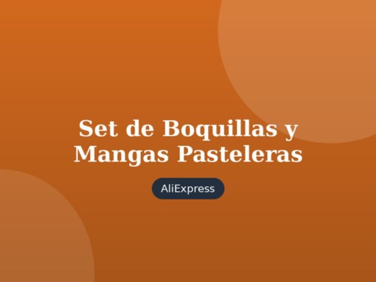 Set de Boquillas y Mangas Pasteleras