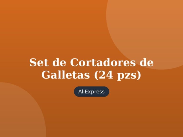Set de Cortadores de Galletas (24 piezas)