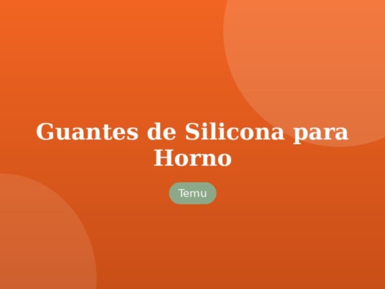 Guantes de Silicona para Horno