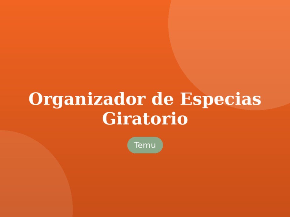Organizador de Especias Giratorio