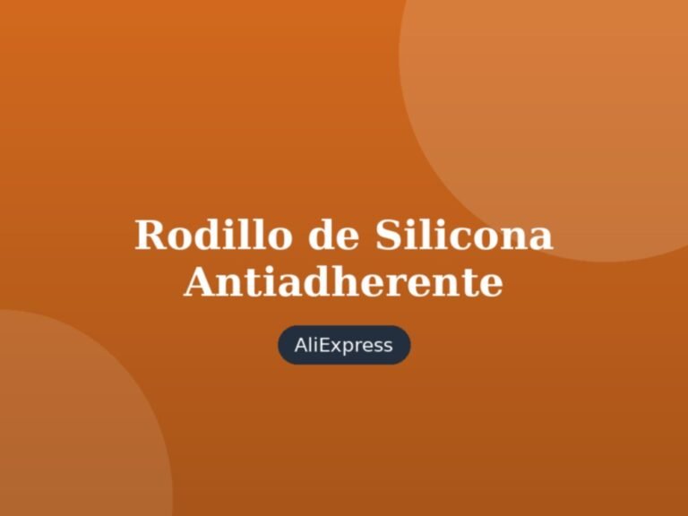 Rodillo de Silicona Antiadherente