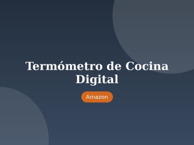 Termómetro de Cocina Digital
